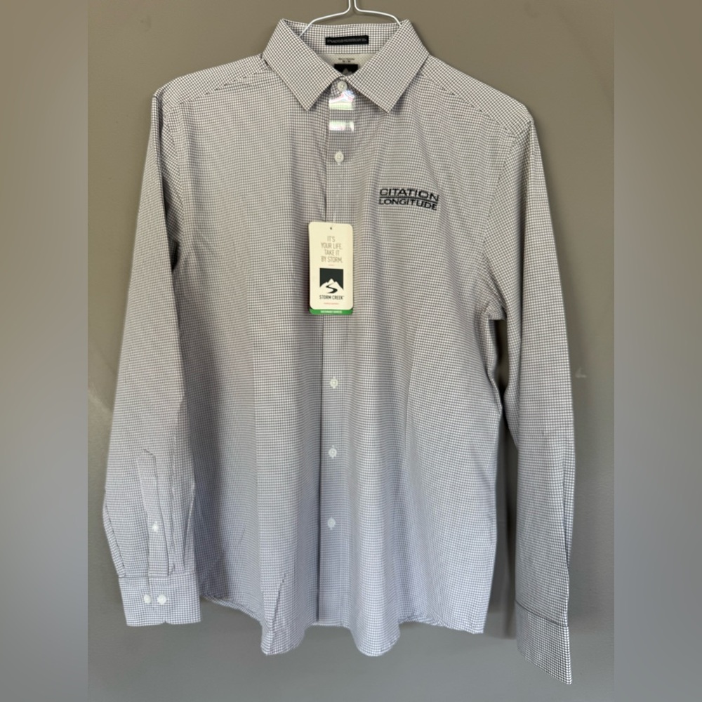 Storm Creek Men’s Dress Shirt - Citation Longitude - Size M